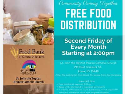 Community Coming Together Food Distribution