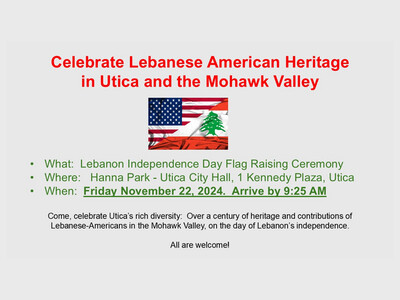 Lebanon Independence Day Flag Raising Ceremony 